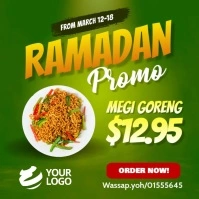 Ramadan restaurant Promotion Instagram template