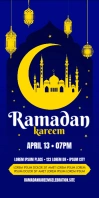 RAMADAN ROLL-UP Rolbanner 3' × 6' template