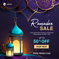 Ramadan Sale Banner Ad Logo template
