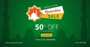 Ramadan Sale Banner Facebook-annonce template