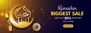 Purple Ramadan Sale Facebook Omslag Foto Template