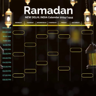 Ramadan Schedule Video Instagram-bericht template