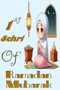 Ramadan Sehri Celebration Poster template
