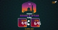 Ramadan Sehri & Iftar Time Facebook Shared Image template