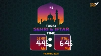 Ramadan Sehri & Iftar Time Twitter Post template