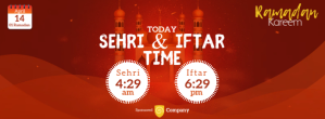 Ramadan Sheri & Iftar Time Facebook-coverfoto template