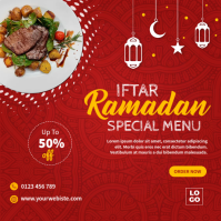 Ramadan Special Menu Ads Pos Instagram template