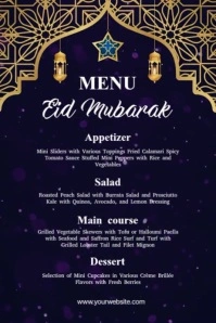 Ramadan Special Menu Poster template