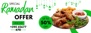 RAMADAN SPECIAL MENU Facebook-coverfoto template