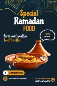 Ramadan Special Menu Cartaz template