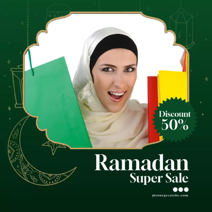 Ramadan Super Sale Instagram Post template