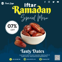Ramadan Tasty Dates Instagram Post template
