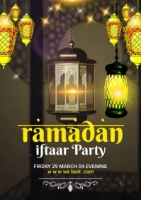 Ramadan video flyer template A1