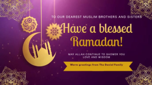 Lilla Ramadan Greetings Facebook-omslagvideo Template