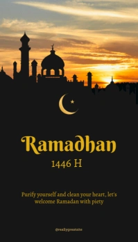 Ramadhan Tarjeta de Presentación template