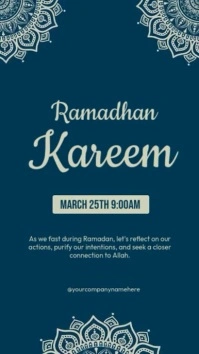 Ramadhan Kareem Reel Instagram template
