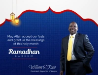 Ramadhan kareem design Volantino (US Letter) template