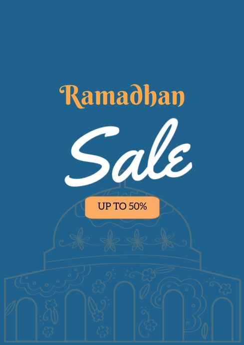 Ramadhan Sale A4 template