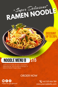Ramen Noodle Template PosterMyWall