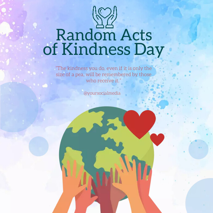 Random Act of Kindness Template | PosterMyWall
