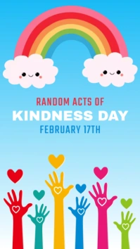 random acts of kindness day Instagram Story template