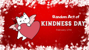 Rouge Random acts of kindness day video Digital Display Template
