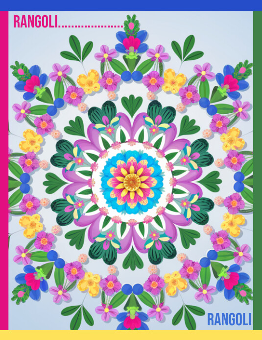Rangoli Templat | PosterMyWall