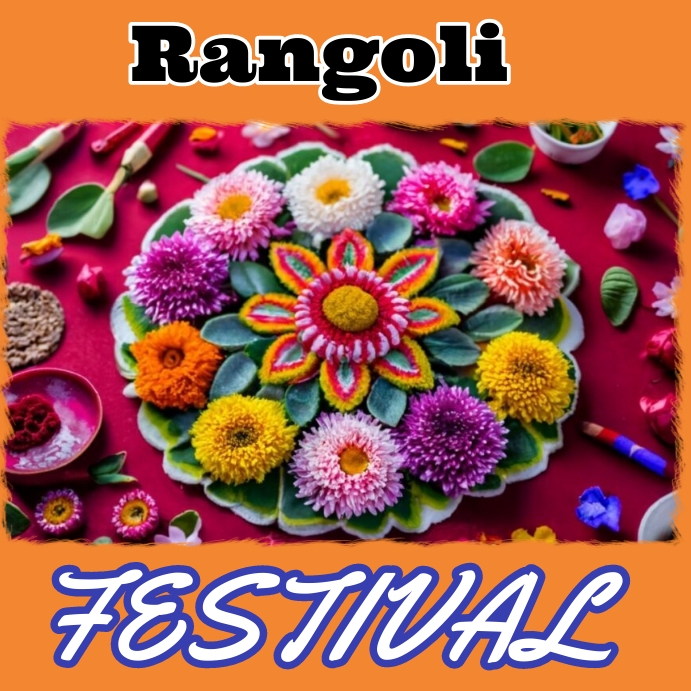 Rangoli Template | PosterMyWall