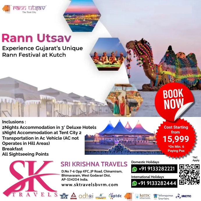 Rann Utsav Gujarat tour package Template | PosterMyWall