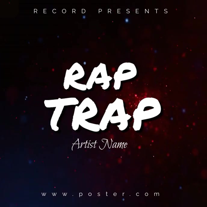 Rap album cover Template PosterMyWall