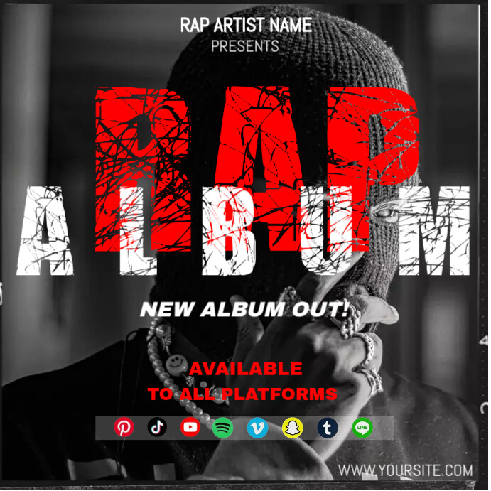 Copy of RAP ALBUM COVER | PosterMyWall