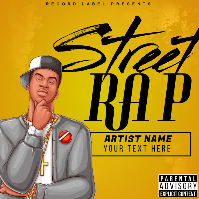 Rap album cover Template PosterMyWall Rap album cover Template PosterMyWall