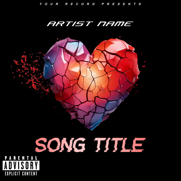 Rap album cover Template PosterMyWall