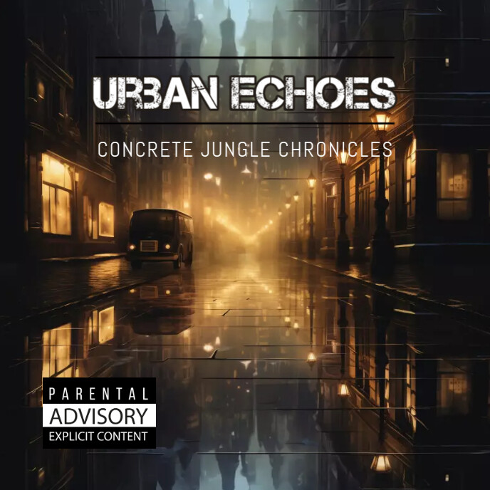 Rap Album Cover template