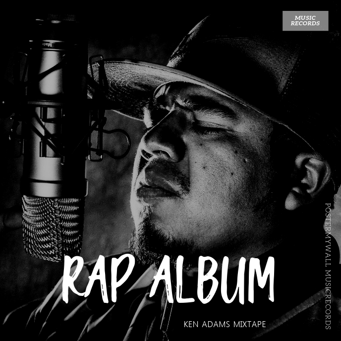 Rap Album Cover Template Pochette d'album