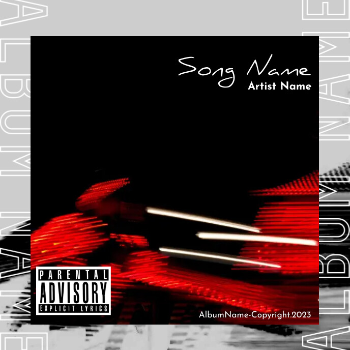 Rap Album template