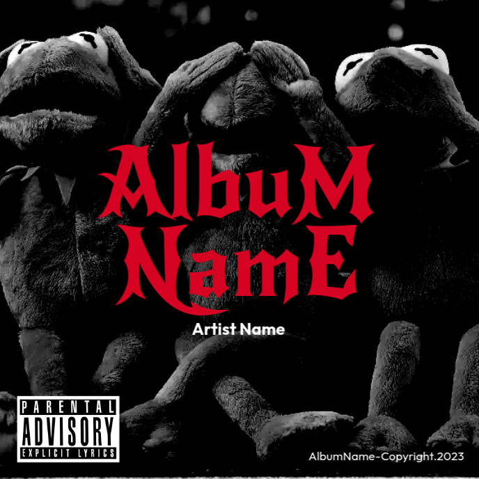 Rap Album Doll Template | PosterMyWall