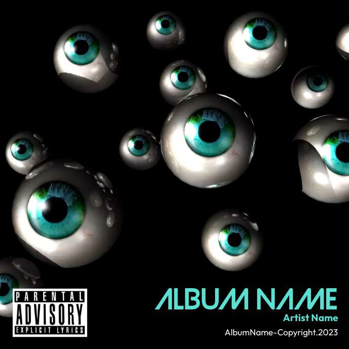 Rap Album eye Template | PosterMyWall