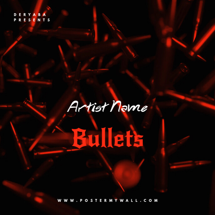 Rap Bullet CD Cover Art Template | PosterMyWall