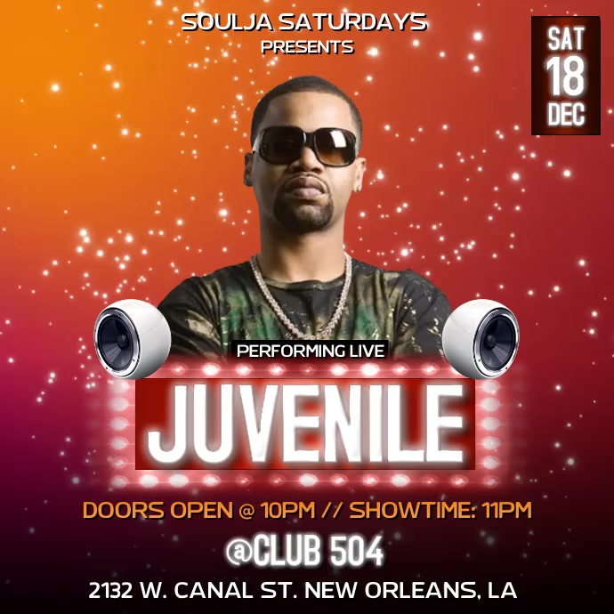 Copy of RAP CONCERT CLUB VIDEO FLYER TEMPLATE | PosterMyWall