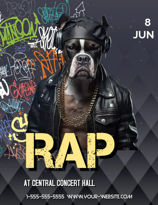 Rap Concert Template | PosterMyWall