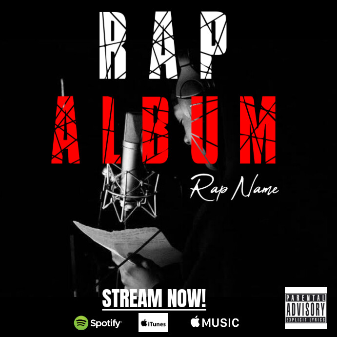 Rap cover Design templates | PosterMyWall