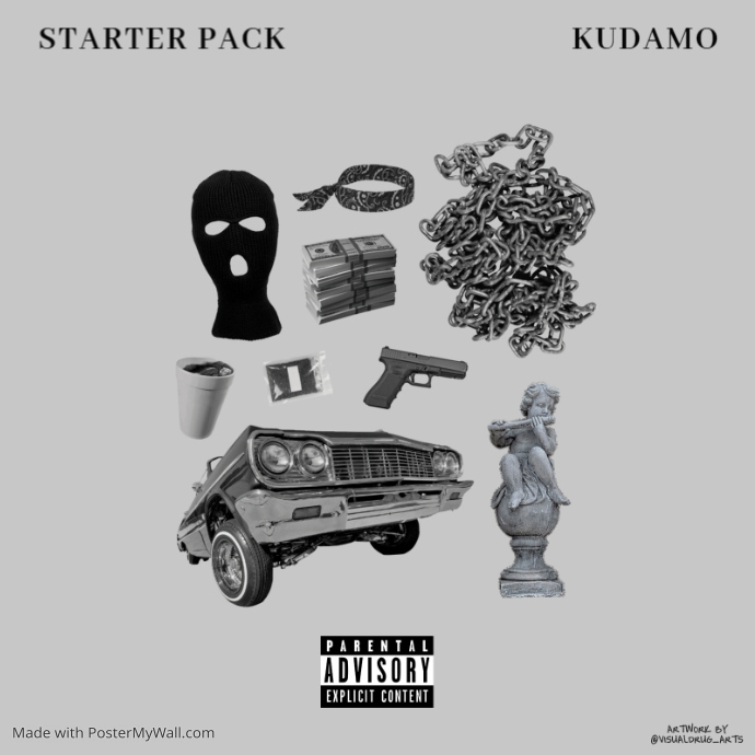 Rap Hip Hop Cover Gang Starter Pack Template Postermywall