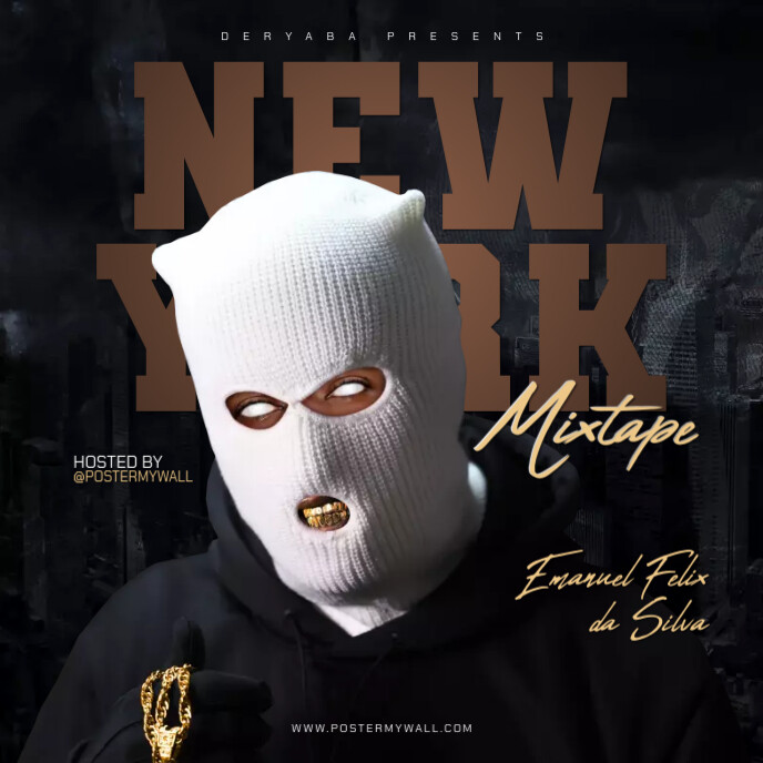 Rap HipHop Music Album Mixtape Cover Template PosterMyWall