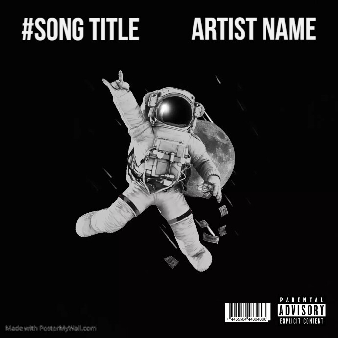 Space Oddity - Rap Hip-Hop Trap R&B Mixtape Single Song EP Cover Art ...