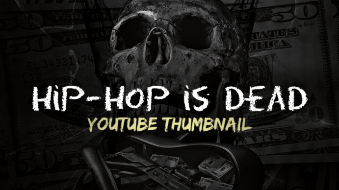 Rap Hip-Hop Youtube Thumbnail Isithonjana se-YouTube template