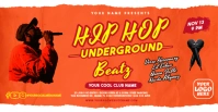 Rap Hiphop Facebook Event Cover template