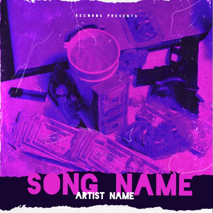 rap mixtape cover art design template | PosterMyWall