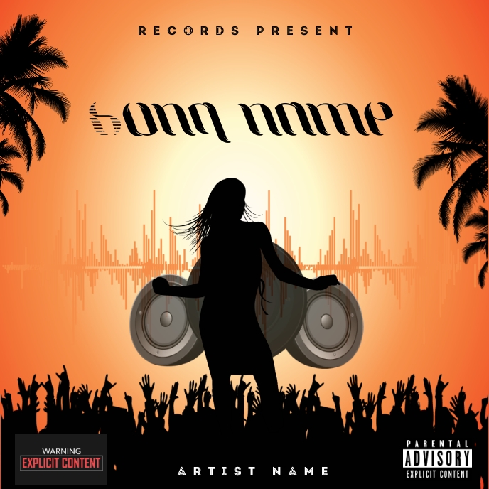 rap mixtape cover art design template | PosterMyWall