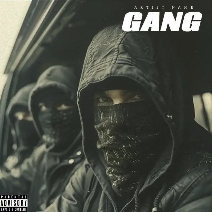 Plantilla de rap music, hip hop, album cover | PosterMyWall